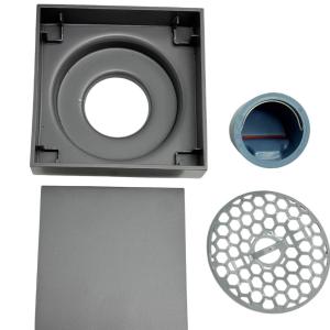 Трап кафельный Gray, 10х10 см х 2,5 мм