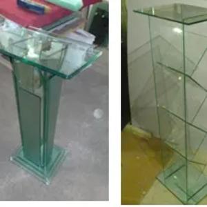 Tribunalar, javonlar, gul stendlari