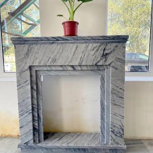 Камин из натурального мрамора