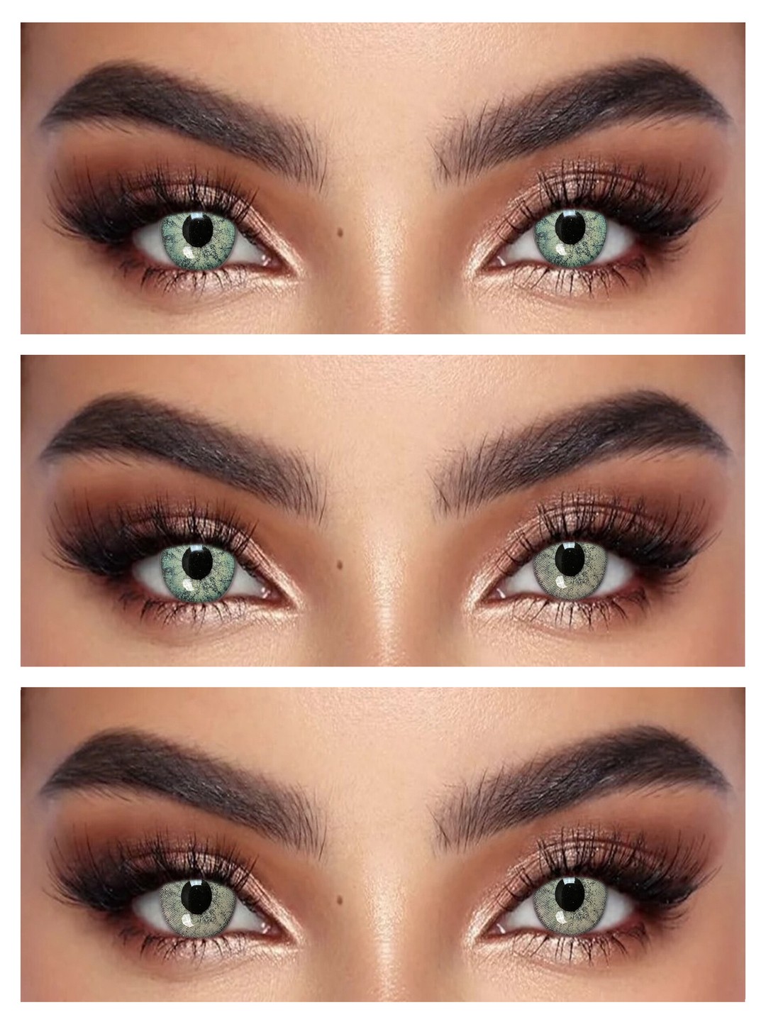S2-429 L.BROWN 0.00 Rangli QO‘NG‘IR linzalari, go‘zallik uchun. 1 dona linza