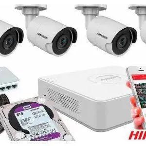 CCTV kameralari 4 ta IP kamera