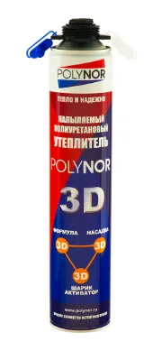Püskürtülmüş poliuretan izolyatsiyasi Polynor 3D.
