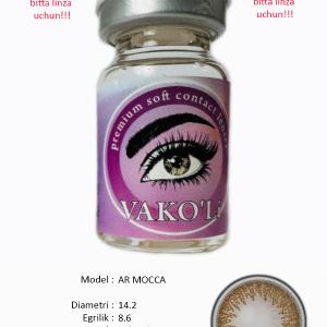  AR MOCCA 0.00 Цветные КАРИЕ контактные линзы, для красоты. 1 Линза