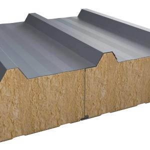 Кровельные сэндвич панели RAL 3005 -бордовые, RAL 5005 - синие толщина 60мм