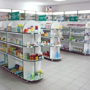 Стеллажи для аптек