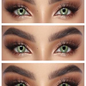 S1-305 GREEN  0.00 Цветные ЗЕЛЕНЫЕ контактные линзы, для красоты. 1 Линза