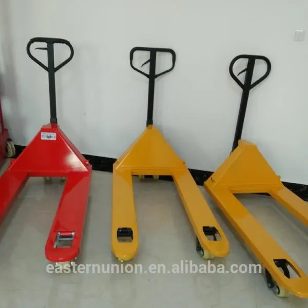 Qo'lda gidravlik yuk mashinalari (transpallet)