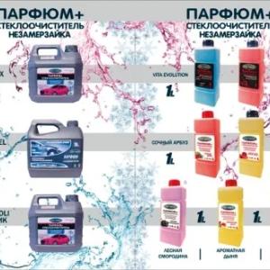 Парфюм стеклоочиститель для авто 1л канистра