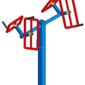 KiF cho'zish, isinish va isinish mashqlari uchun ochiq havoda mashq qilish uskunalari