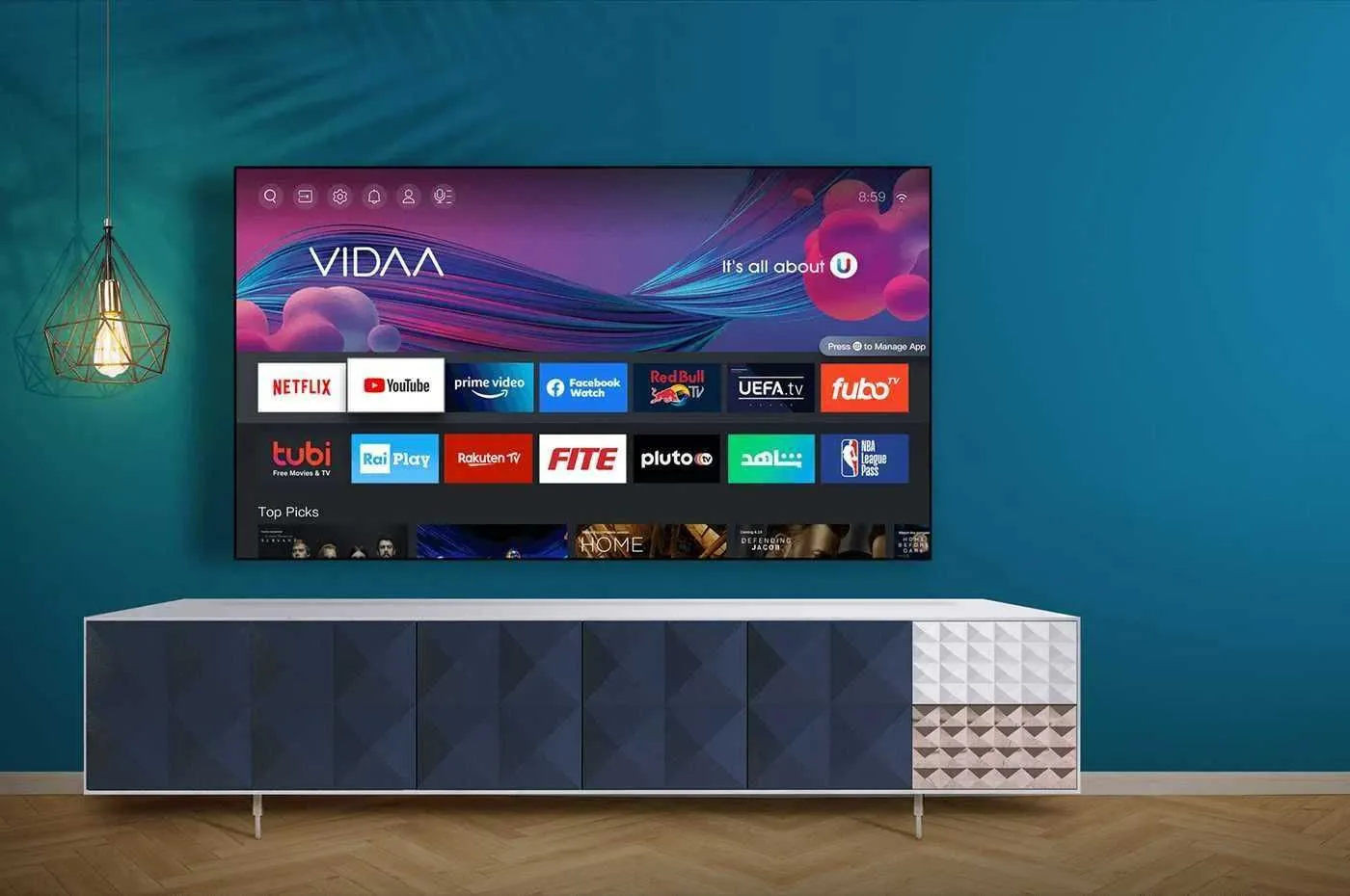 Toshiba 75 dyuymli HD IPS televizor