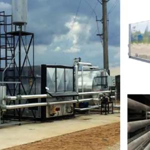 Плавильная установка для битумных бочек