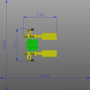 Ochiq mashq mashinasi "Skier" kod 3004