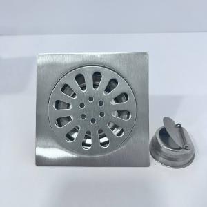 Трап из нержавейки с клапаном, 10х10