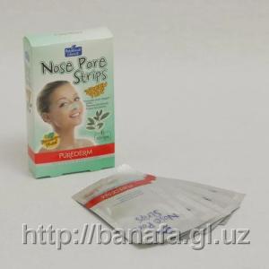 Полоски от черных точек для носа