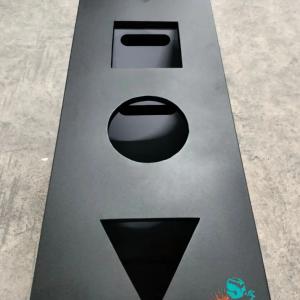 Урна металлическая раздельная 4 в 1