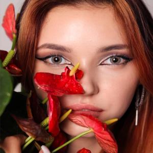 #1528  0.00 2PS с Каплей Цветные ГОЛУБЫЕ, 2 Линзы+Капли для глаз в Подарок