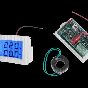 Цифровой вольт/амперметр D85-2042A 80-300V 40-300A