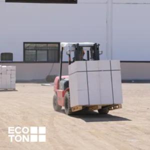 Газоблок ECOTON (газобетон) 625*250*300