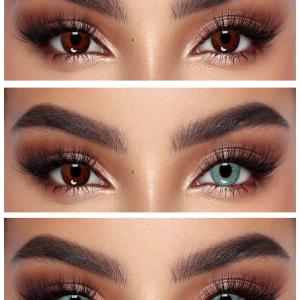 S3-449 TIFFANY BLUE-1 SOSOIM  0.00 2PS с Каплей Цветные ГОЛУБЫЕ, 2 Линзы+Капли для глаз в Подарок