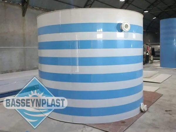 Ichimlik suvi uchun 17m3 plastik eko-sig'im, rezervuar, idish, bak