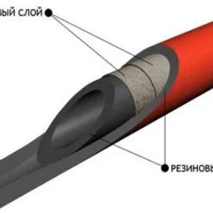 Рукава резиновые напорные с текстильным каркасом, газопроводные