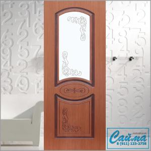 Shift bilan qoplangan sirlangan eshiklar