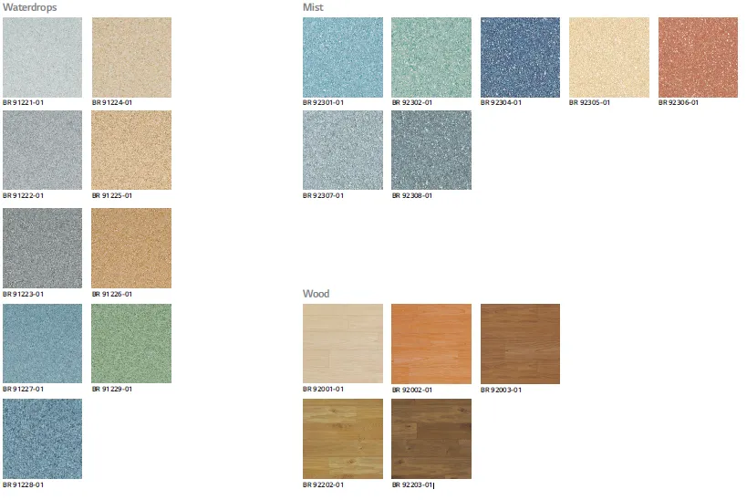 Tijorat heterojen linoleum Bright