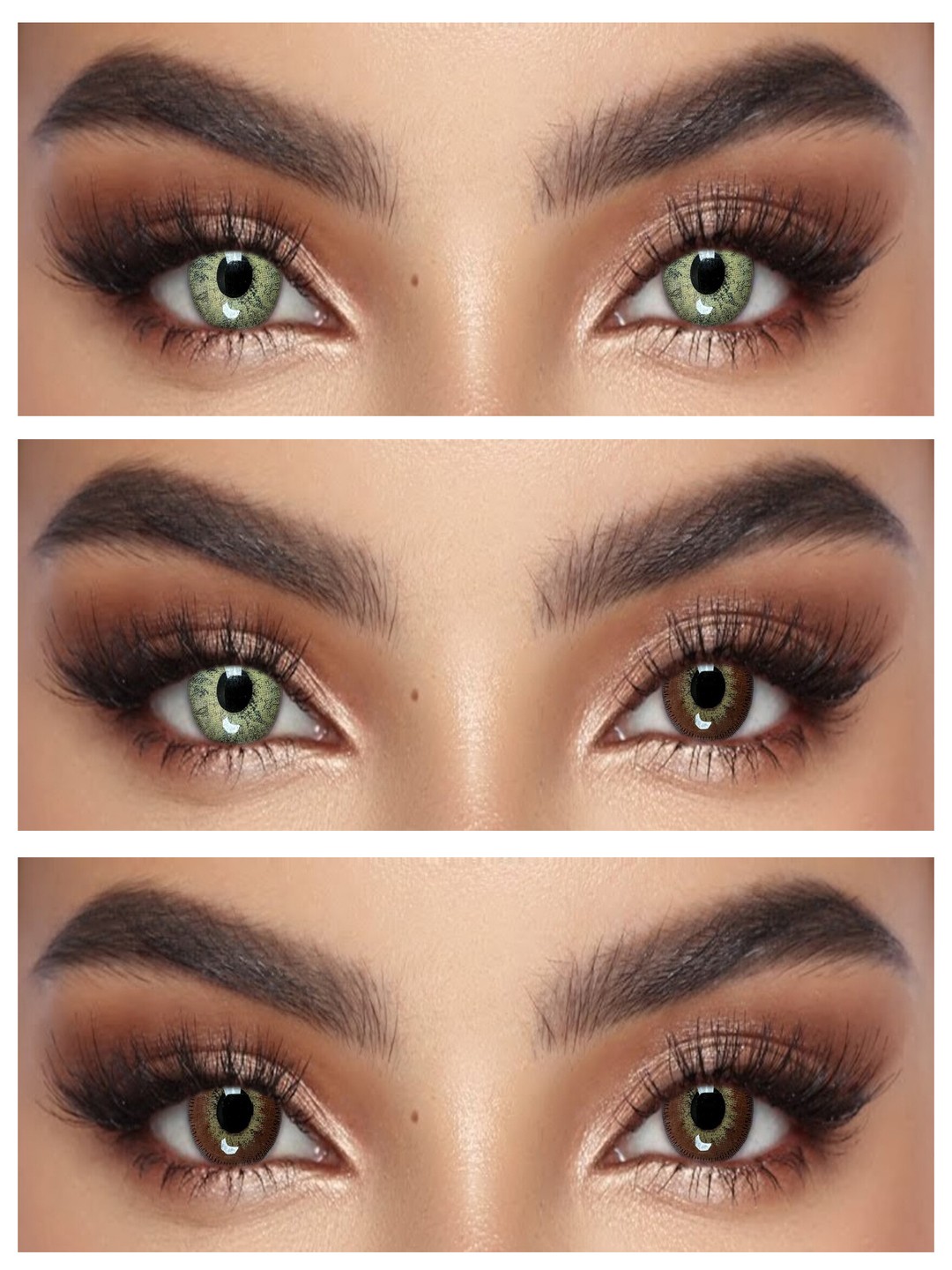 S2-362 CHESTNUT BROWN 0.00 Rangli QO‘NG‘IR linzalari, go‘zallik uchun. 1 dona linza