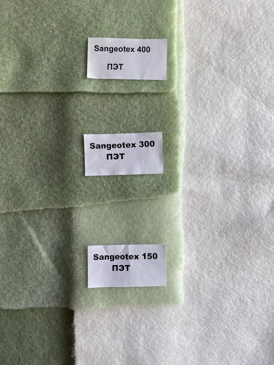 Geotekstil bilan mustahkamlangan igna teshilgan