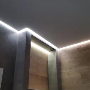 Теневой профиль для гипсокартона с подсветкой