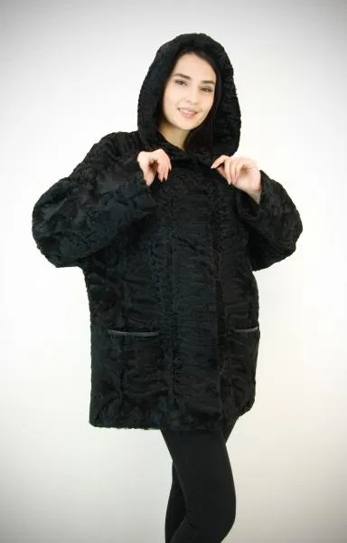 Шуба из каракуля "ИЛОНА"