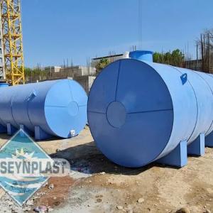 Эко-ёмкость для воды горизонтальная 30м3, 30 тонн пластиковая