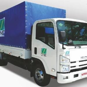 Автофургон бортовой с тентом “ISUZU” NPR 82 (CNG)
