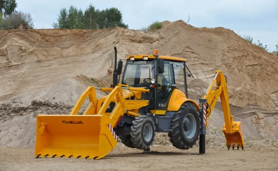 An'anaviy tutqichli DEM 310-01 ekskavator-yuklagich