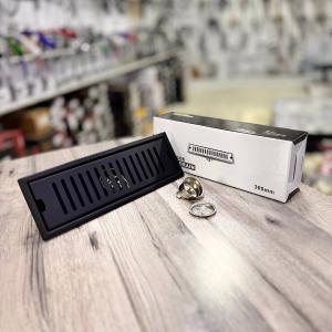 Трап SUS 304 black, 10х30 см