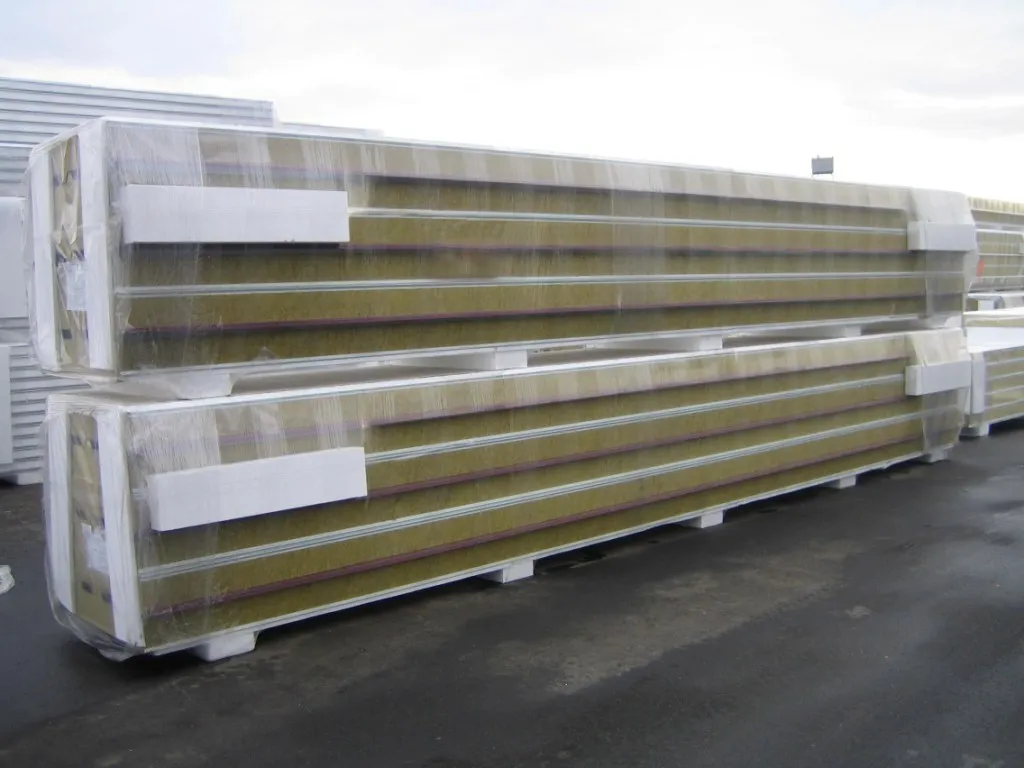 Sendvich panellari RAL1015 - bej, RAL9003 - oq, qalinligi 80 mm