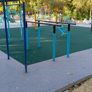 Резиновое покрытие для воркаут площадок