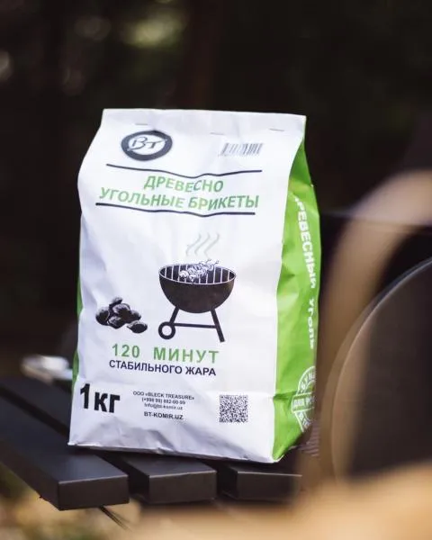BLACK TREASURE ko'mir briketlari 1kg