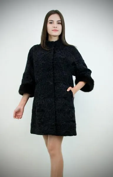 Шуба из каракуля "МЕЛИНА"