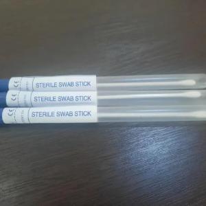 SVAB o'lchami 150x13 mm steril probli tamponli plastik probirka.