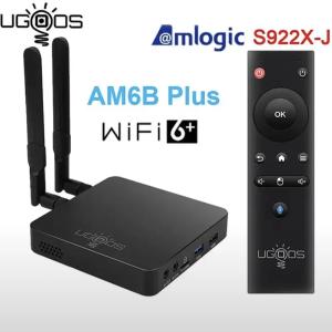 Ugoos AM6-B plus pristavkasi. TV qutisi Android 12.