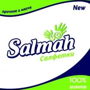 Салфетки SALMAH (23x24) 40 штук  арт.№01