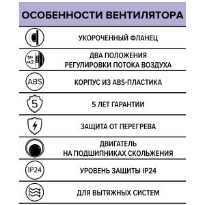 Вентилятор накладной Disc D125 Era
