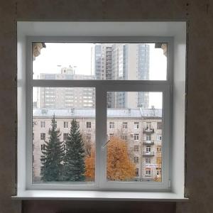 Пластиковое окно одностворчатое. Поворотное открывание