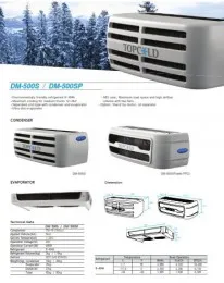 ISUZU uchun DONGIN THERMO tomonidan ishlab chiqarilgan sovutgich uskunalari