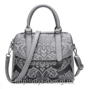 Gulli naqshinkor ayollar sumkasi