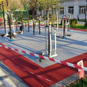 Резиновое покрытие для воркаут площадок