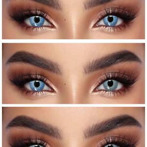 S3-551 GRAY  0.00  Цветные СЕРЫЕ контактные линзы, для красоты. 1 Линза