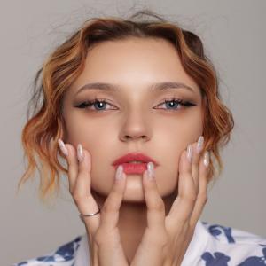 WFS-08 TURQUOISE  0.00 Цветные ГОЛУБЫЕ контактные линзы, для красоты. 1 Линза