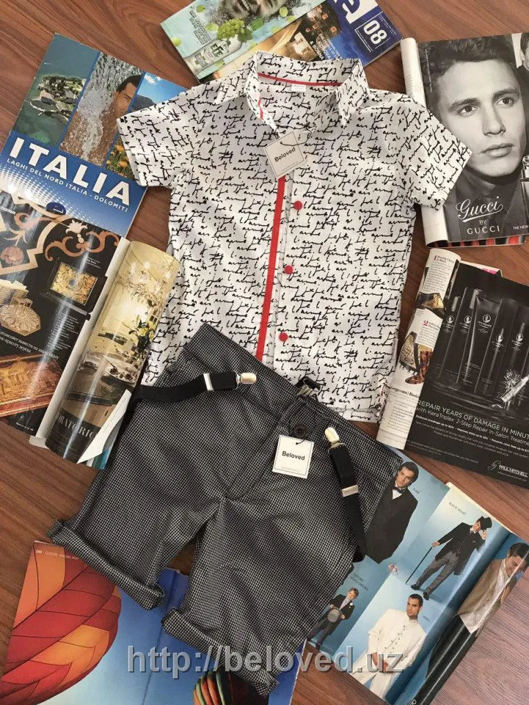 O'g'il bolalar uchun kalta va ko'ylak
